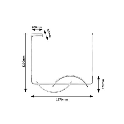 Rabalux - LED Csillár zsinóron LED/35W/230V