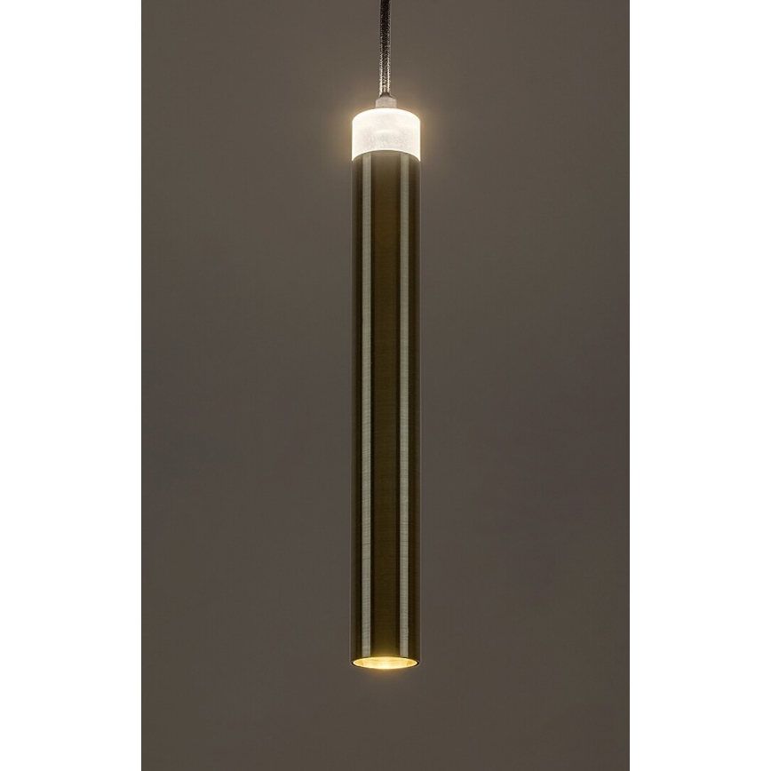 Rabalux - LED Csillár zsinóron LED/10W/230V 4000K fekete/arany