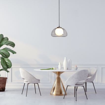 Rabalux - Csillár zsinóron 1xG9/5W/230V füstös