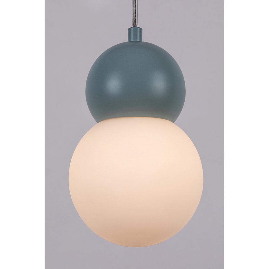 Rabalux - Csillár zsinóron 1xG9/38W/230V kék