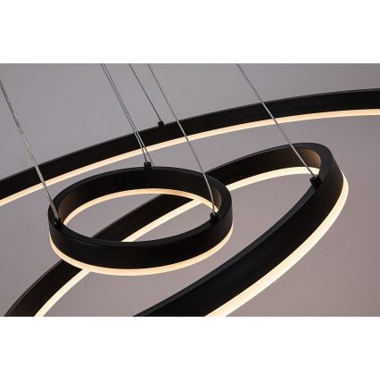 Rabalux - Dimmelhető, kábelre függesztett LED csillár LED/100W/230V 3000-6500K + távirányító