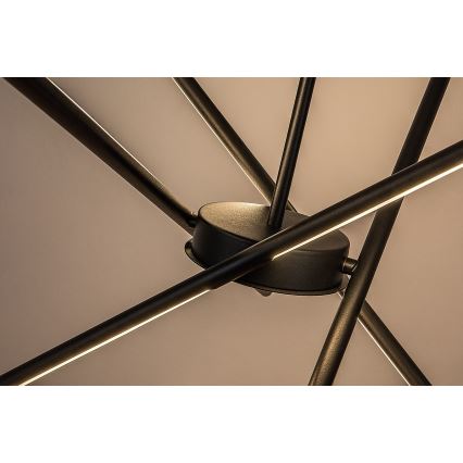 Rabalux - LED Csillár zsinóron LED/40W/230V 3000K fekete