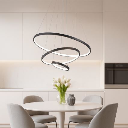 Rabalux - Dimmelhető LED csillár kábelen LED/90W/230V 3000-6500K + távirányító
