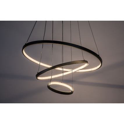 Rabalux - Dimmelhető LED csillár kábelen LED/90W/230V 3000-6500K + távirányító