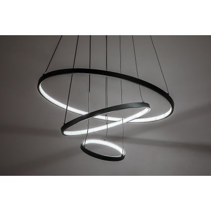 Rabalux - Dimmelhető LED csillár kábelen LED/90W/230V 3000-6500K + távirányító