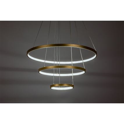 Rabalux - Dimmelhető LED csillár kábeles függesztéssel LED/90W/230V 3000-6500K + távirányító