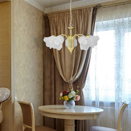 Rabalux - Csillár láncon 5xE14/40W/230V