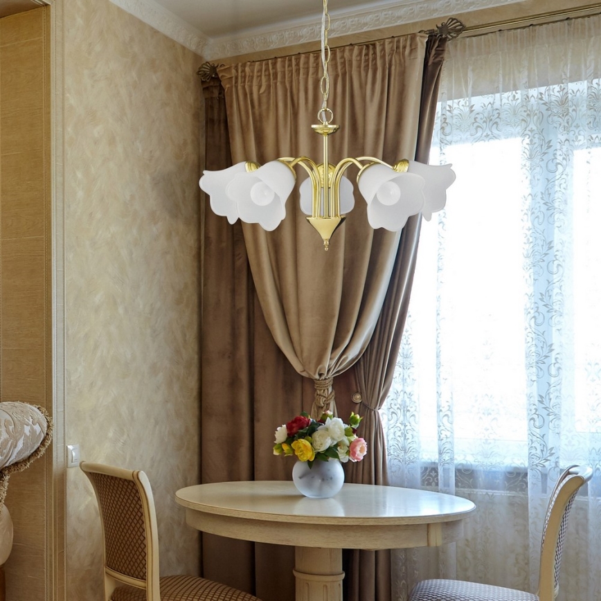 Rabalux - Csillár láncon 5xE14/40W/230V