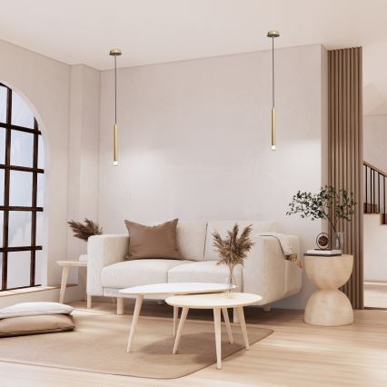 Rabalux - Csillár zsinóron 1xG9/5W/230V arany