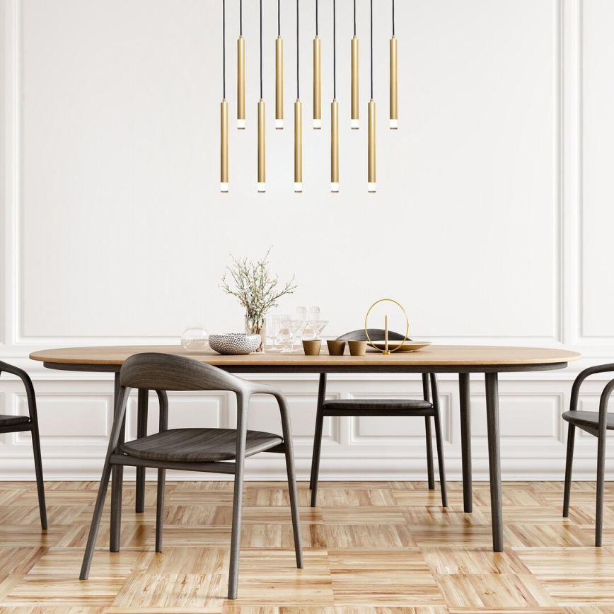 Rabalux - Csillár zsinóron 10xG9/5W/230V arany