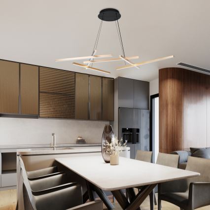 Rabalux - LED dimmelhető csillár zsinóron LED/40W/230V 3000-6500K + távirányítás