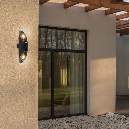 Rabalux - Kültéri fali lámpa 2xE27/28W/230V IP54