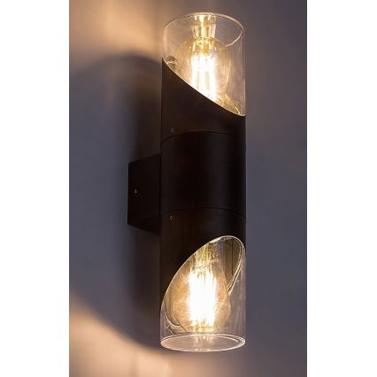 Rabalux - Kültéri fali lámpa 2xE27/28W/230V IP54