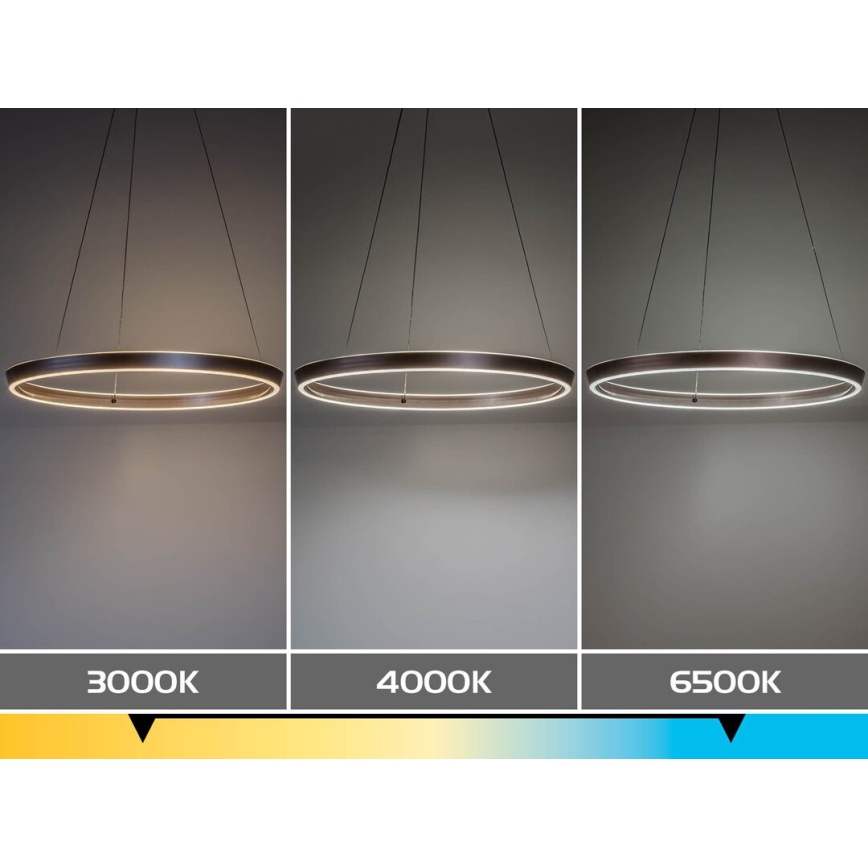 Rabalux - LED fényerőszabályozható kábellel függeszthető csillár LED/36W/230V 3000-6500K + távirányító