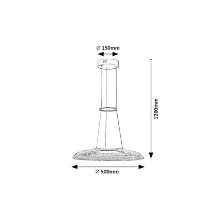 Rabalux - LED csillár kábelen LED/24W/230V 3000K