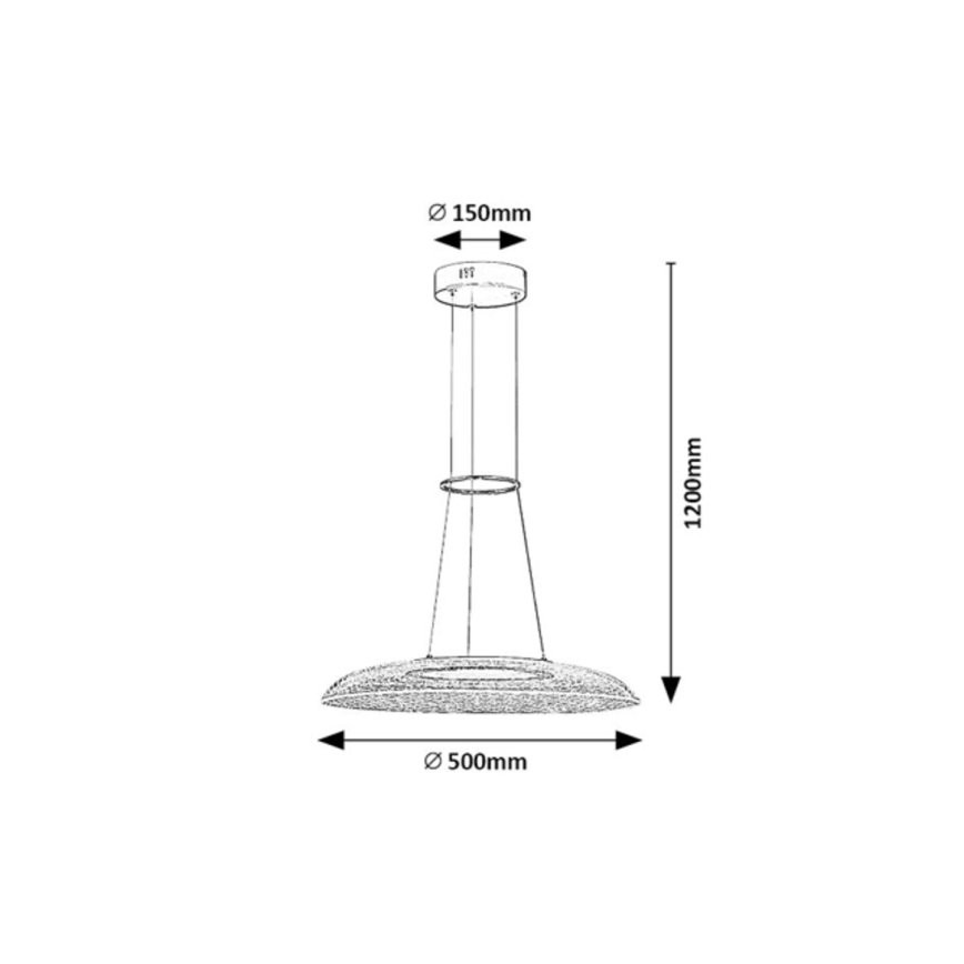 Rabalux - LED csillár kábelen LED/24W/230V 3000K