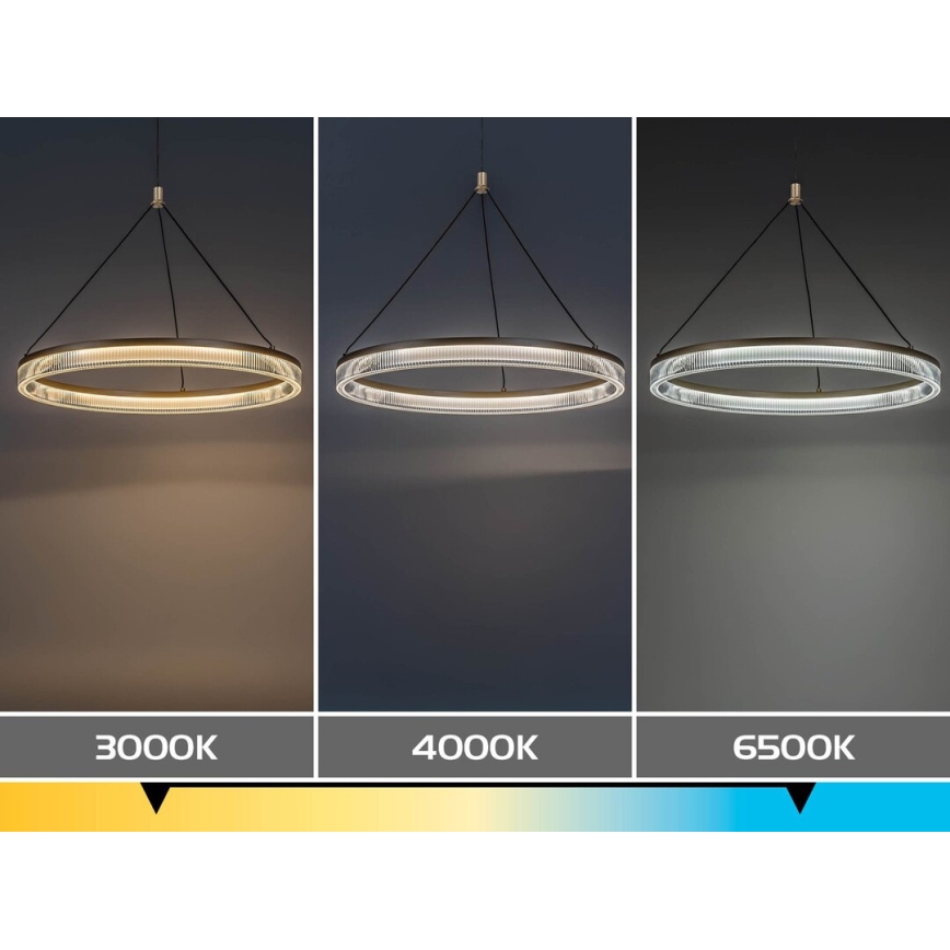 Rabalux - LED fényerőszabályozható kábeles csillár LED/24W/230V 3000–6500K + távirányító