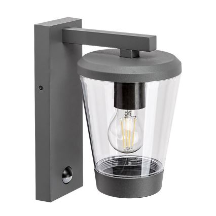 Rabalux - Kültéri fali lámpa mozgásérzékelővel 1xE27/40W/230V IP44