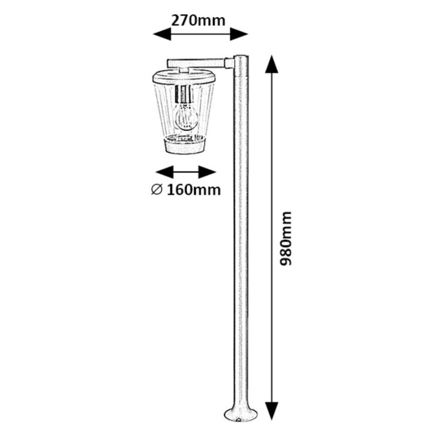 Rabalux - Kültéri lámpa 1xE27/40W/230V IP44