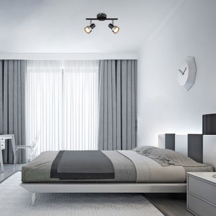 Rabalux - Mennyezeti spotlámpa 2xGU10/50W/230V