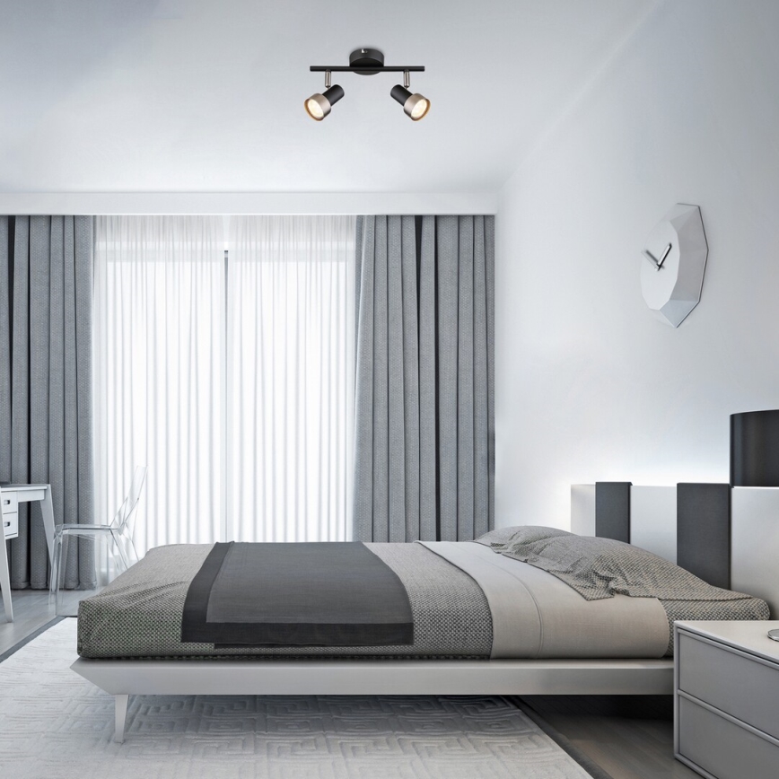 Rabalux - Mennyezeti spotlámpa 2xGU10/50W/230V