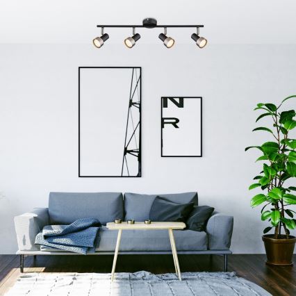 Rabalux - Mennyezeti spotlámpa 4xGU10/50W/230V