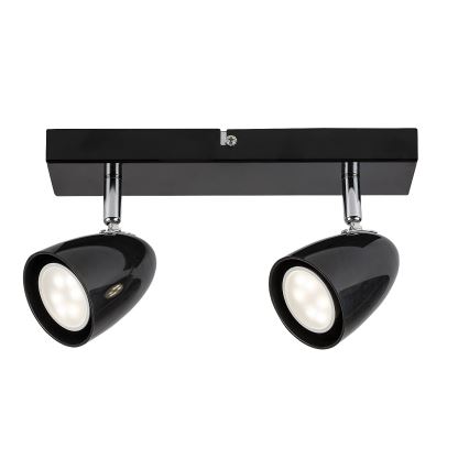 Rabalux - Spotlámpa 2xGU10/5W/230V fekete