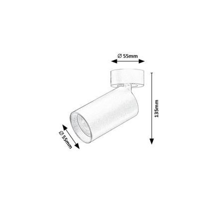 Rabalux - Spotlámpa 1xGU10/7W/230V fehér