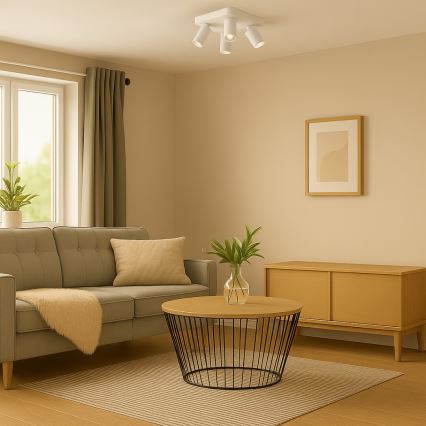 Rabalux - 4xGU10/7W/230V fehér spotlámpa