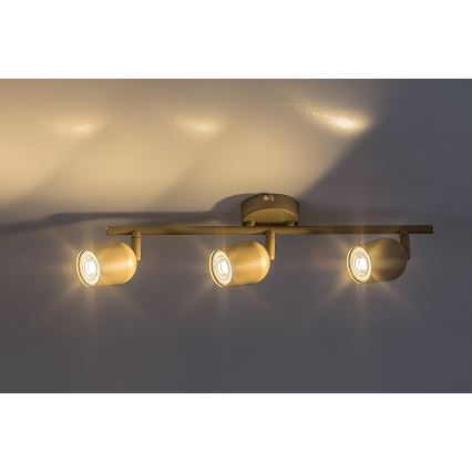 Rabalux - Spotlámpa 3xGU10/15W/230V bézs