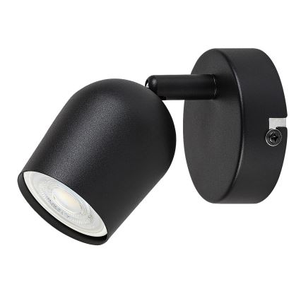 Rabalux - Fali spotlámpa 1xGU10/15W/230V fekete