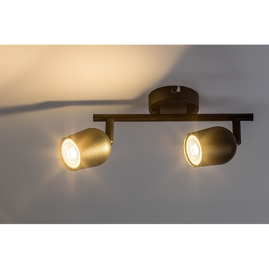 Rabalux - 2x GU10 spotlámpa, 15 W, 230 V, fekete