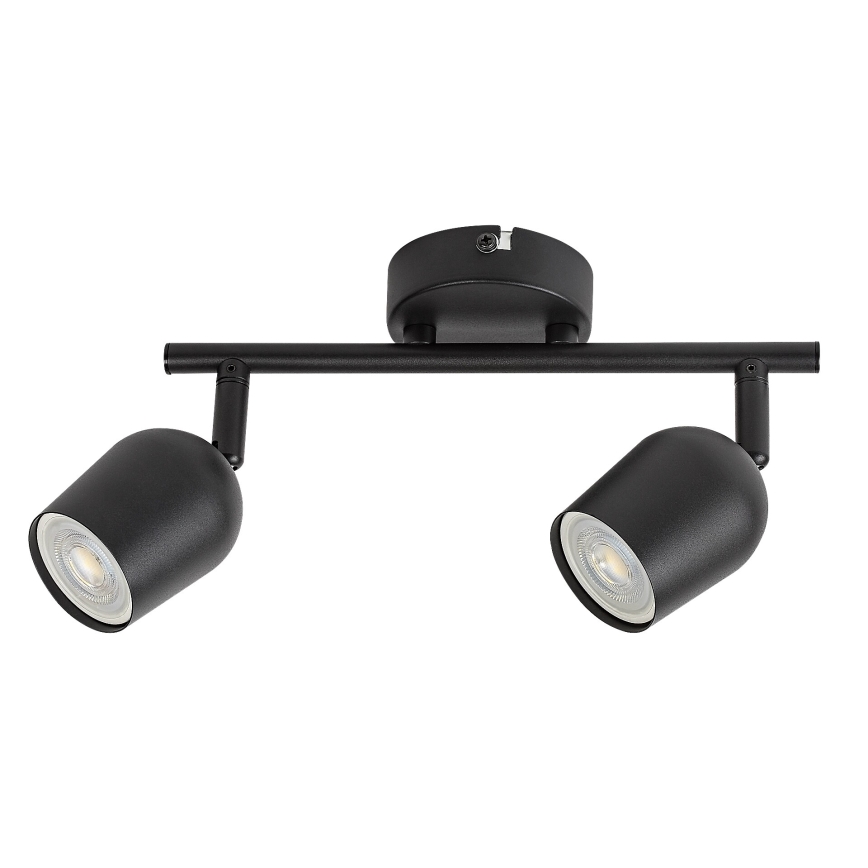 Rabalux - 2x GU10 spotlámpa, 15 W, 230 V, fekete