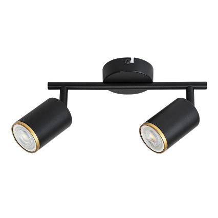 Rabalux - Spotlámpa 2xGU10/15W/230V fekete