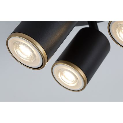 Rabalux - 3xGU10/15W/230V fekete spotlámpa