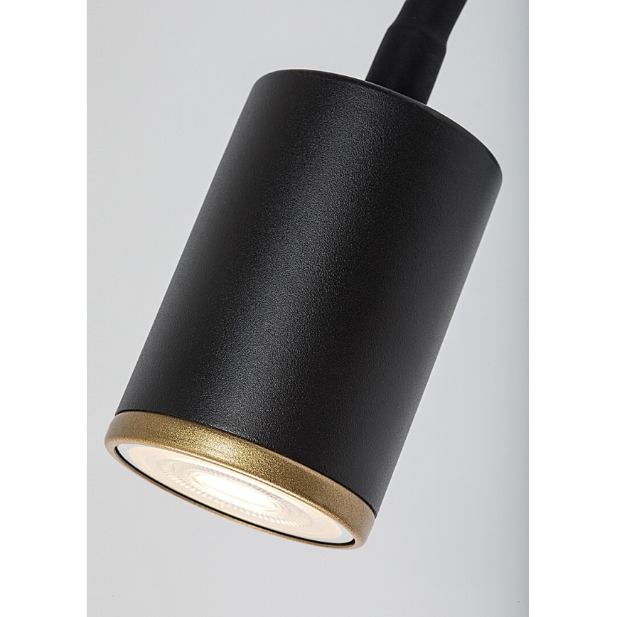 Rabalux - Fali spotlámpa 1xGU10/15W/230V, fekete