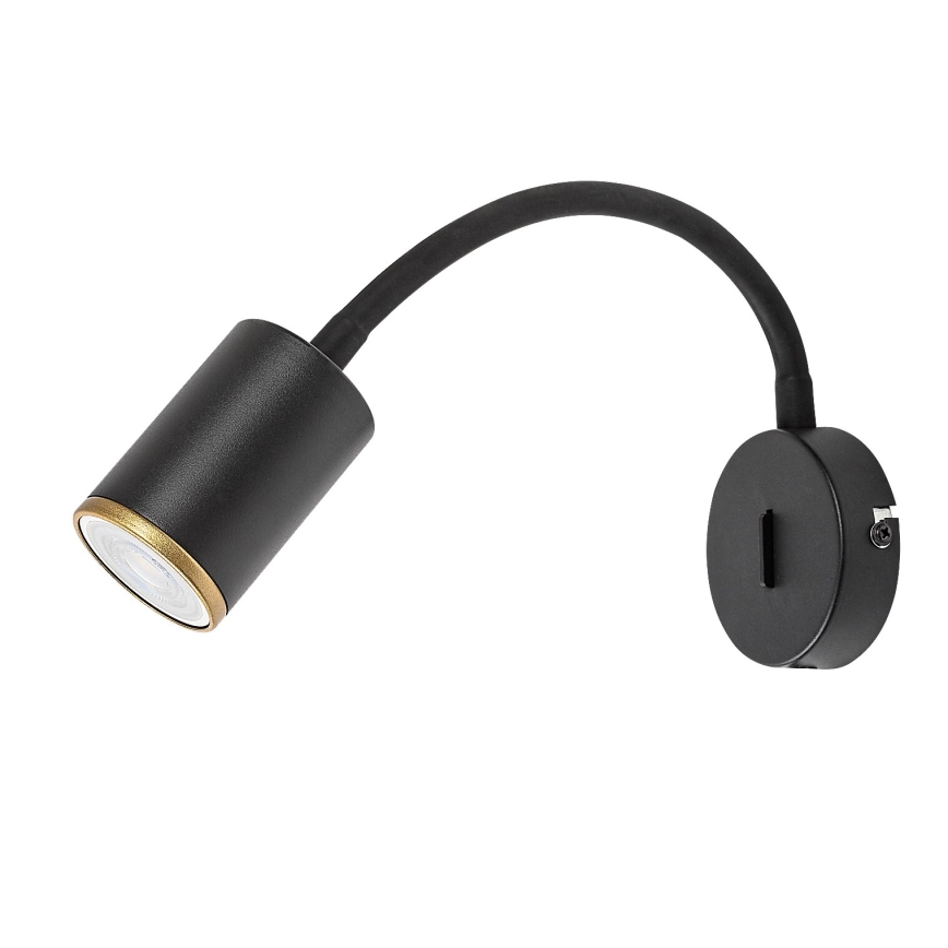 Rabalux - Fali spotlámpa 1xGU10/15W/230V, fekete