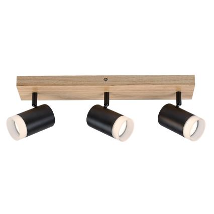 Rabalux - Mennyezeti spotlámpa 3xGU10/5W/230V tölgy