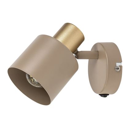 Rabalux - Fali spotlámpa 1xE14/10W/230V bézs