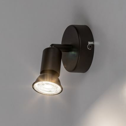 Rabalux - Spotlámpa 1xGU10/25W/230V fekete