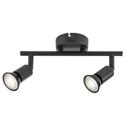Rabalux - Spotlámpa 2xGU10/25W/230V fekete