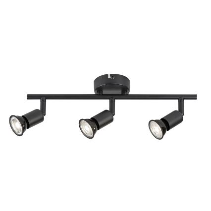 Rabalux - Spotlámpa 3xGU10/25W/230V fekete