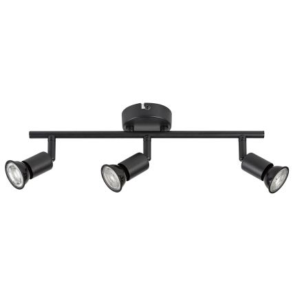 Rabalux - Spotlámpa 3xGU10/25W/230V fekete