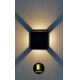 Rabalux - LED Kültéri fali lámpa LED/6W/230V IP54 fekete