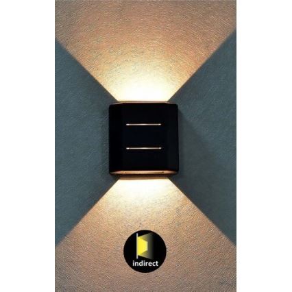 Rabalux - LED Kültéri fali lámpa LED/6W/230V IP54 fekete