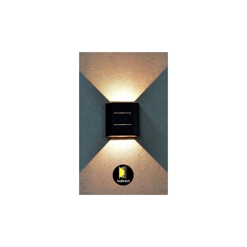 Rabalux - LED Kültéri fali lámpa LED/6W/230V IP54 fekete