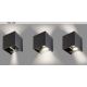 Rabalux - Kültéri fali lámpa 1xG9/42W/230V IP54 fekete
