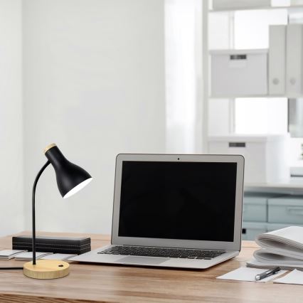 Rabalux - Asztali lámpa 1xE14/25W/230V kaucsukfa