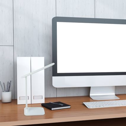 Rabalux - LED Dimmelhető asztali lámpa kijelzővel LED/5W/5V 2600mAh 3000-6000K