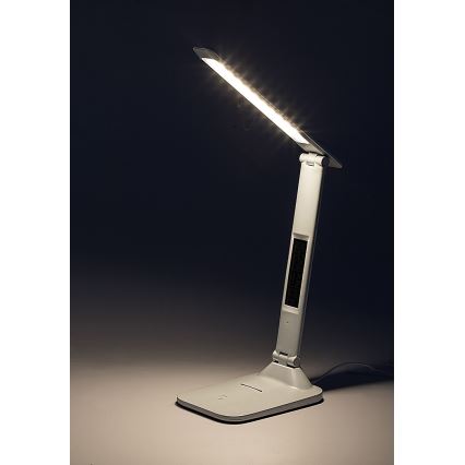 Rabalux - LED Dimmelhető asztali lámpa kijelzővel LED/5W/5V 2600mAh 3000-6000K